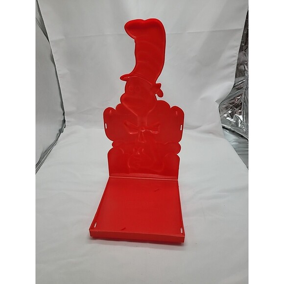 Vintage Dr. Seuss “Cat in the Hat”Book Shelf Holder Plastic Storage Folding Rack - Picture 6 of 15